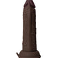 Dildo con ventosa Shaft Flexskin | Dildo de silicona | Dildo grande de 16,5 cm | Dildo vibrador de caoba