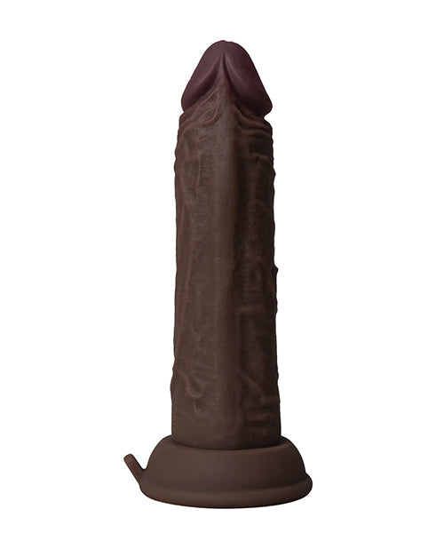 Dildo con ventosa Shaft Flexskin | Dildo de silicona | Dildo grande de 16,5 cm | Dildo vibrador de caoba