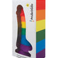 Gode Ceinture Dildo avec Boules - Arc-en-ciel