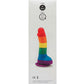 Gode Ceinture Dildo avec Boules - Arc-en-ciel