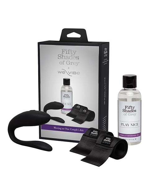 Cincuenta sombras de Grey y kit para parejas We-Vibe Moving As One