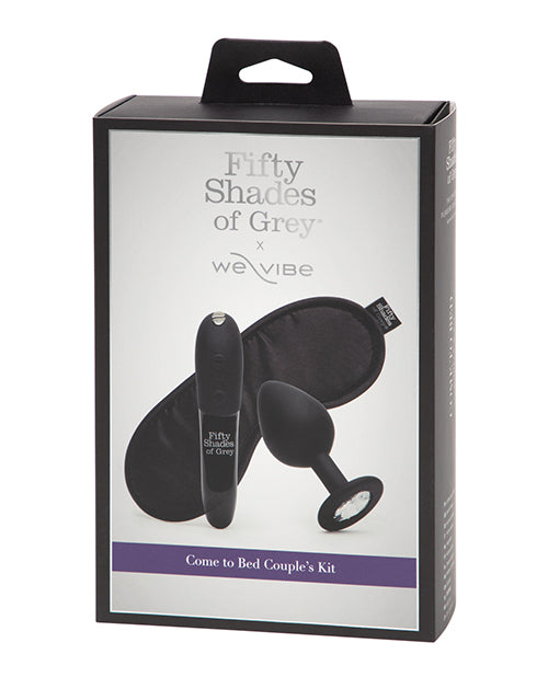 Vibromasseur baguette Cinquante Nuances de Grey | Kit Au Lit We-Vibe | Plug anal et bandeau
