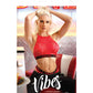 Soutien-gorge dos nu et culotte coquine Vibes Extra Épicé Rouge Piment S/M