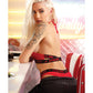 Soutien-gorge dos nu et culotte coquine Vibes Extra Épicé Rouge Piment S/M