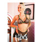 Vibes I'd Hit That Brassière résille et culotte noir L/XL