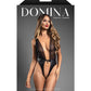 Body Domina Plunge avec décolleté plongeant et cadenas L/XL noir