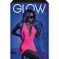 Glow Black Light Net Halter Dress Neon Pink O/S