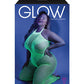 Combinaison ouverte entrejambe Glow Black Light Vert fluo QN