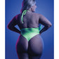 Nuisette Teddy Licol Fluorescente Vert Chartreuse QN