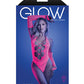 Teddy de pedrería reactivo a la luz negra Glow Flashback con guantes (o calientapiernas) - Rosa neón T/U