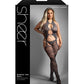 Body gainant résille florale avec string Sheer Worth The Wait – Gris TG