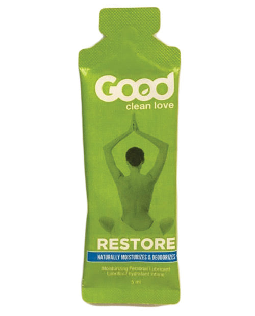 Good Clean Love Bio Match Restaurar Lubricante Personal Hidratante - Lámina de 5 ml