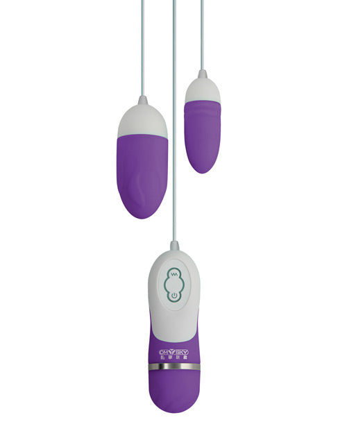 GigaLuv Double Vibro-Ballerines - 10 fonctions violet