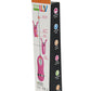 Pinces de serrage vibrantes GigaLuv - 10 fonctions, roses