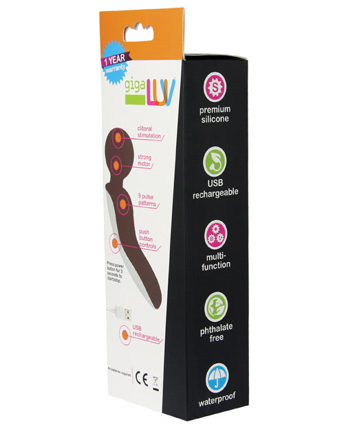 GigaLuv Orbital Wand 9x - 9 fonctions Noir
