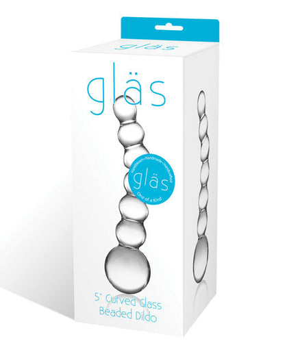 Gode en verre 5" Big Dildo | Gode en verre borosilicate incurvé | Gode réaliste perlé chaud-froid