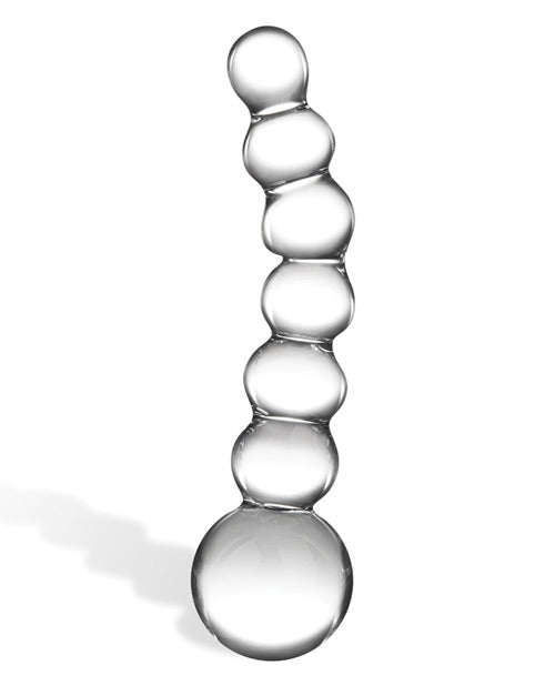 Gode en verre 5" Big Dildo | Gode en verre borosilicate incurvé | Gode réaliste perlé chaud-froid