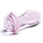 Glas 5" Rosebud Plug Anal en Verre - Rose