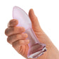 Glas 5" Rosebud Plug Anal en Verre - Rose