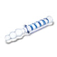 Dildo grande de cristal de 25 cm | Dildo doble Twister | Dildo realista de doble extremo | Dildo de cristal azul