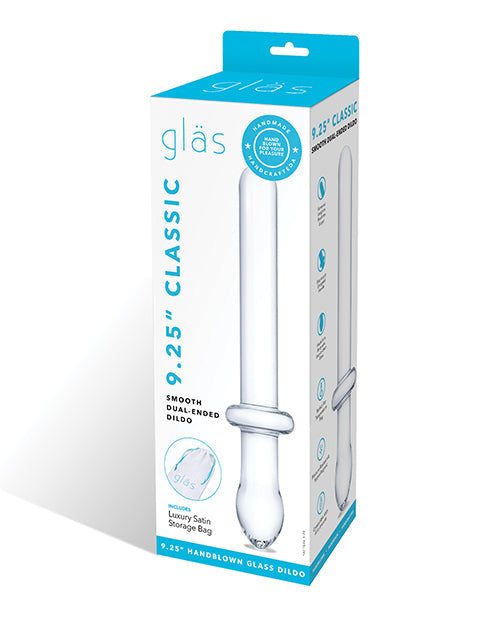 Dildo grande de cristal de 9.25" | Dildo realista clásico | Dildo doble suave | Dildo grande transparente | Mejor dildo
