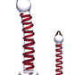 Dildo de cristal Mr Swirly | Dildo realista | Dildo grande curvado | El mejor dildo | Dildo de cristal transparente