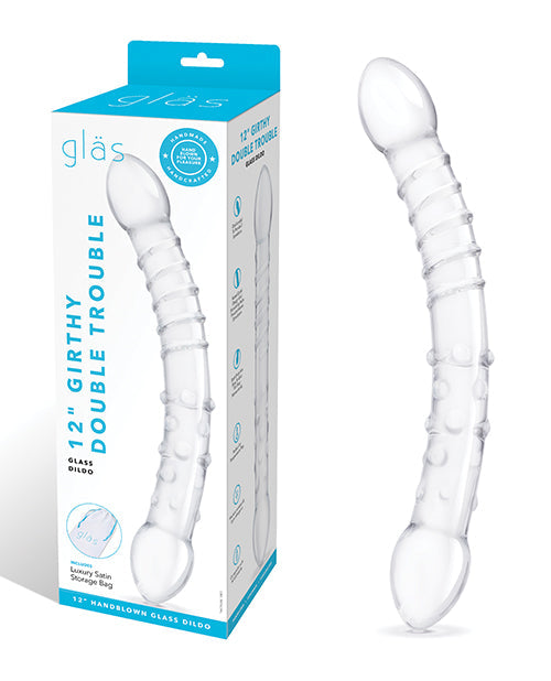 Dildo de doble penetración Glas de 12 pulgadas