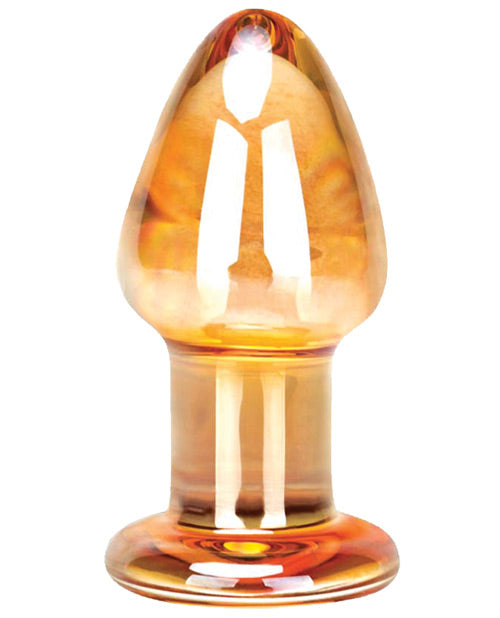 Butt plug en verre Glas Over Easy