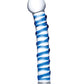 Dildo de cristal en espiral Glas | Dildo realista azul | Dildo grande con relieves | El mejor dildo | Consolador grande