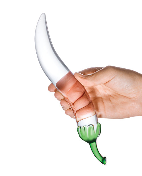 Dildo de cristal Glas | Dildo realista Naturals | Dildo grande Chili Pepper | Dildo grande | Mejor dildo