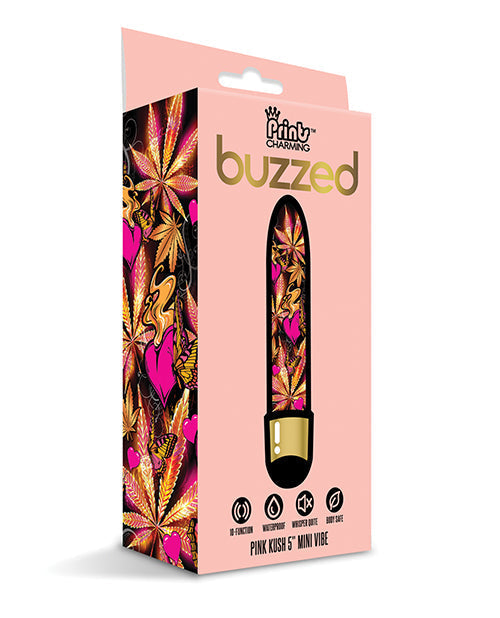 Minivibrador con zumbido de 5" - Pink Kush