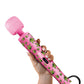 Vibrador de masaje con varita de cannabis "Stoner Vibes" - Pink Kush