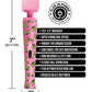 Vibrador de masaje con varita de cannabis "Stoner Vibes" - Pink Kush
