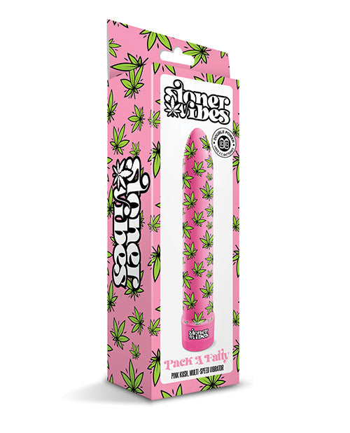 Stoner Vibes Pack A Fatty Vibrador multivelocidad - Pink Kush