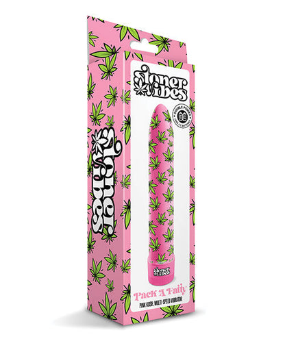 Stoner Vibes Pack A Fatty Vibrador multivelocidad - Pink Kush