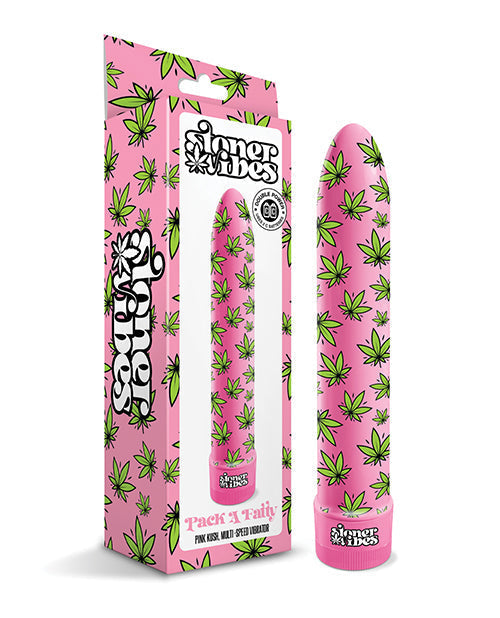 Stoner Vibes Pack A Fatty Vibrador multivelocidad - Pink Kush