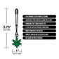 Pinzas ajustables para pezones que brillan en la oscuridad Stoner Vibes