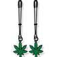 Pinzas ajustables para pezones que brillan en la oscuridad Stoner Vibes
