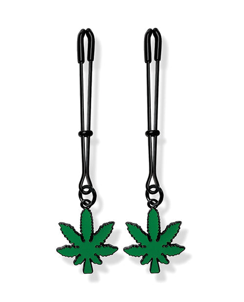Pinzas ajustables para pezones que brillan en la oscuridad Stoner Vibes