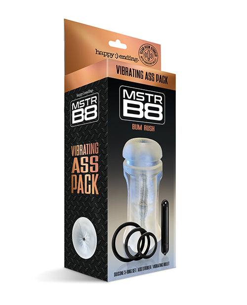 MSTR B8 Kit Anale Vibrant Bum Rush - Lot de 5 Transparent