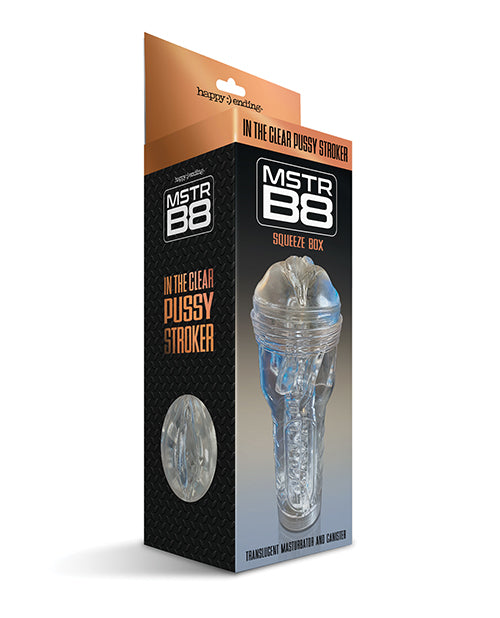 MSTR B8 Pussy Stroker Transparente - Transparente