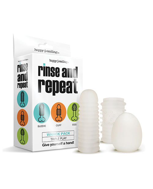 Pack Triple de Juguetes para Perros Rinse & Repeat Whack