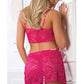 Corpiño de lencería con encaje, tanga y combinación Berry Kiss T/U