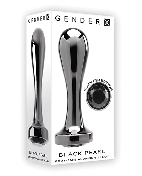 Bouchon en perle noire de genre X - Noir