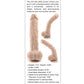 Gender X Flexskin Poseable True Feel 10" Dildo - Light