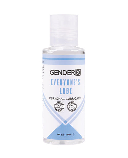 Lubricante con sabor a género X - 2 oz Para todos