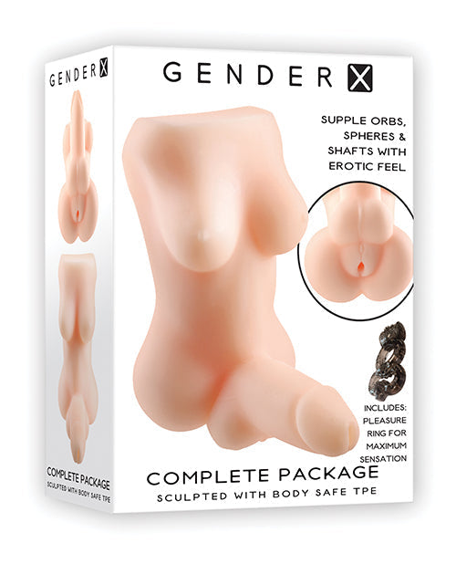 Stroker multifunción de paquete completo Gender X - Claro