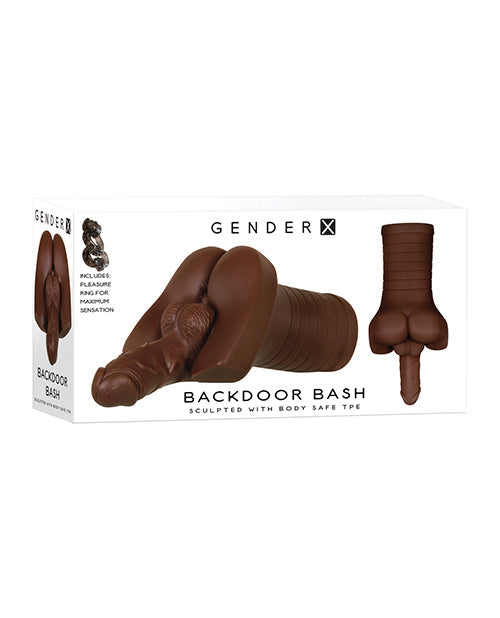 Gender X Backdoor Bash Stroker - Oscuro