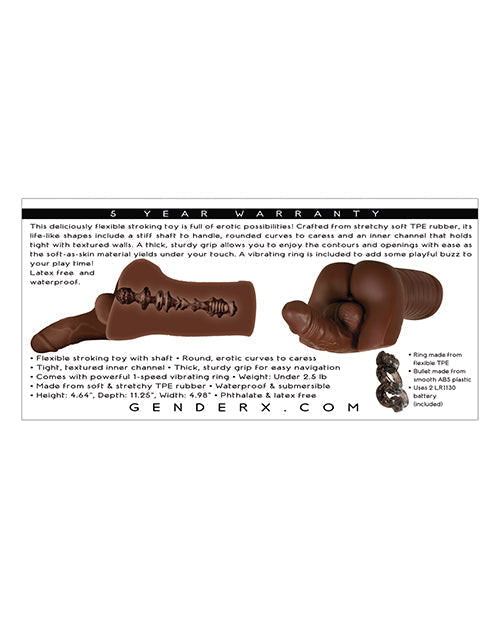 Gender X Backdoor Bash Stroker - Oscuro