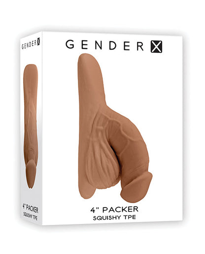 Pénis artificiel Packer Gender X de 10 cm - Peau